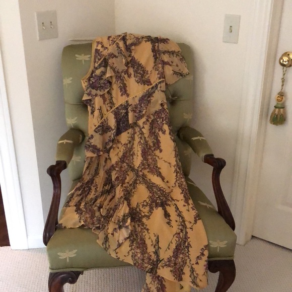 KEEPSAKE the Label Yellow and Purple Asymmetrical Sundress - Picture 9 of 15